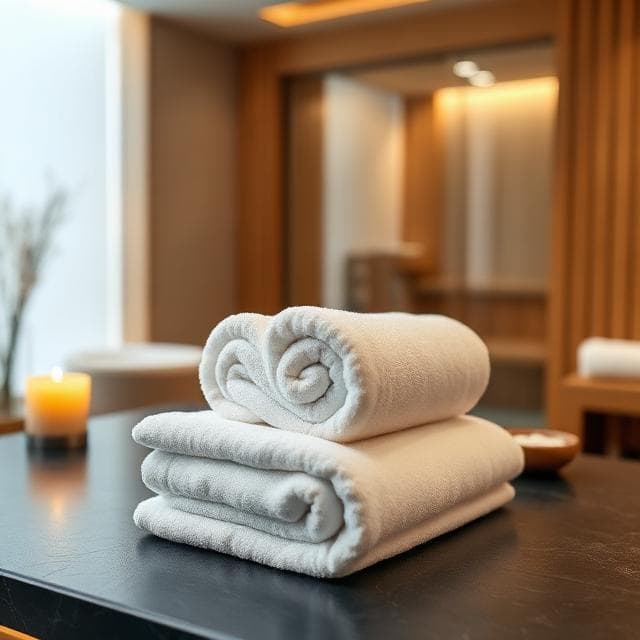HAYA Linen Essentials spa towels